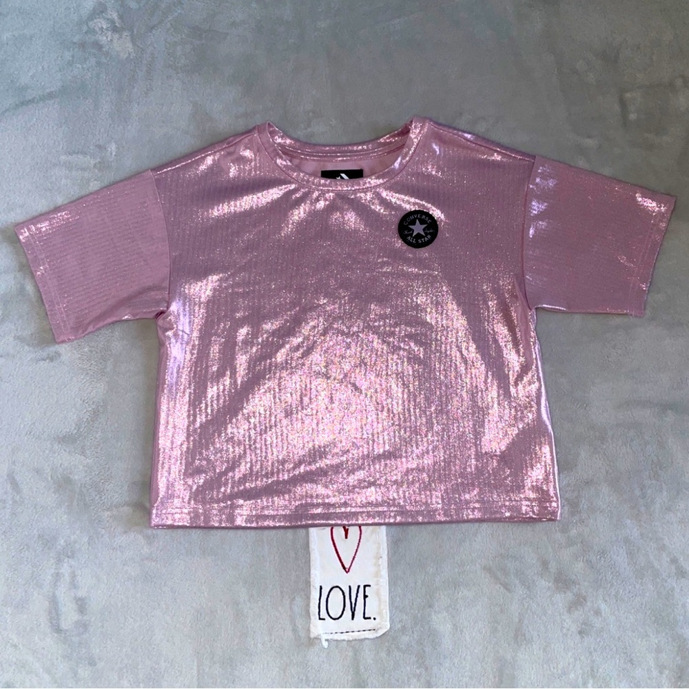Converse Crop top rose ping size M